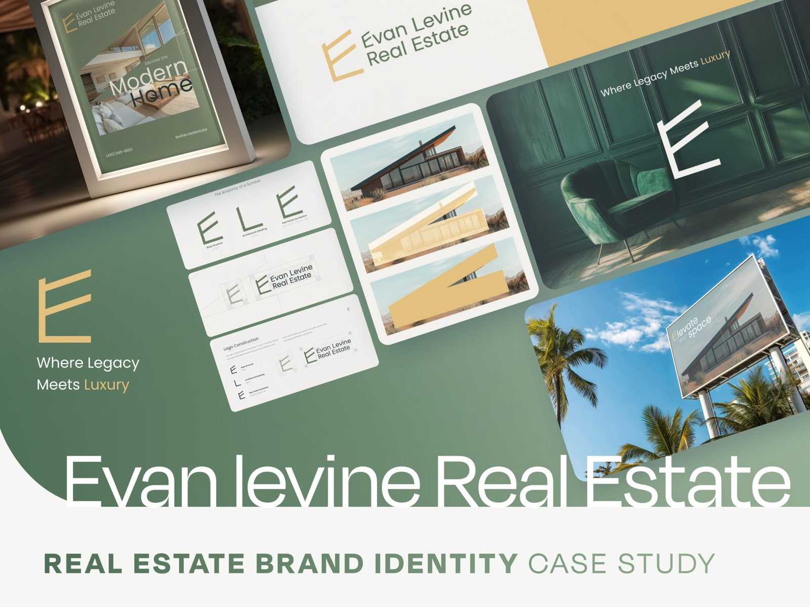 Evan Levine Real Estate brand identity
