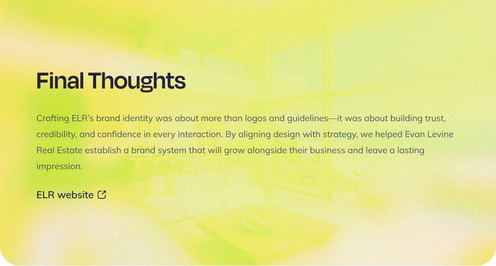 Final thoughts