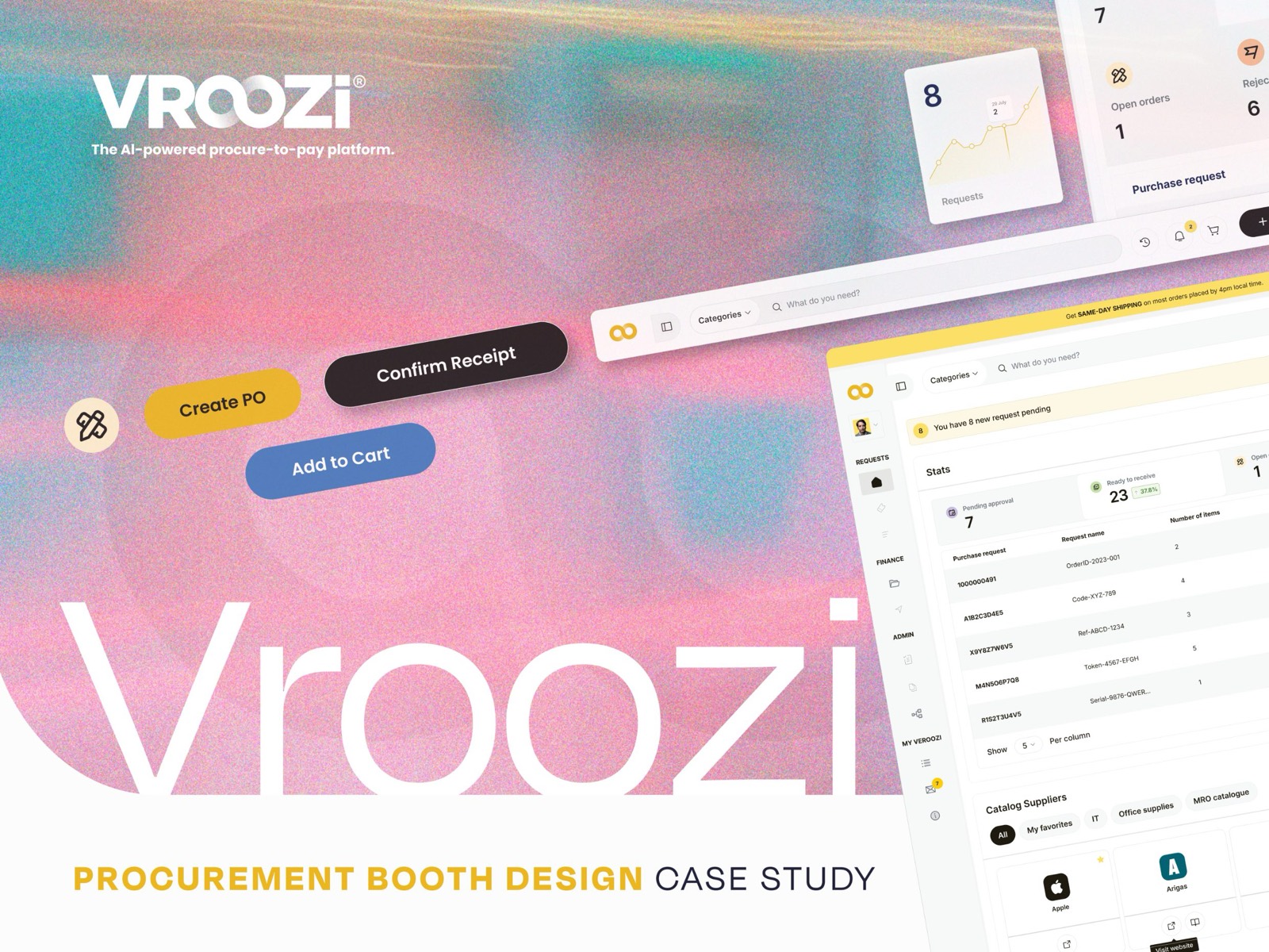 Vroozi procurement booth design