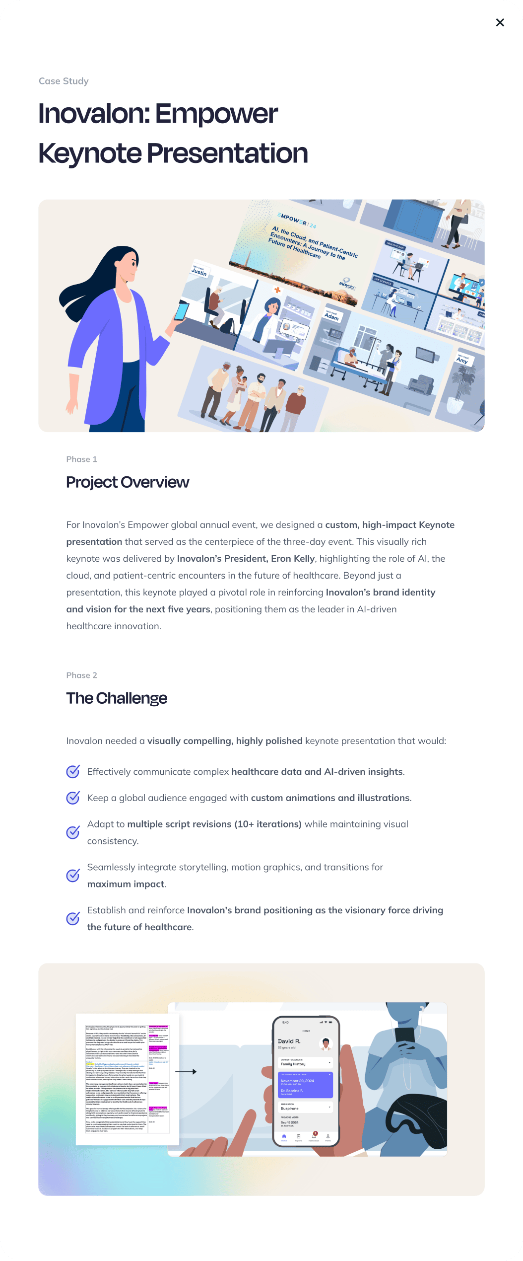 Empower keynote case study — overview and challenge