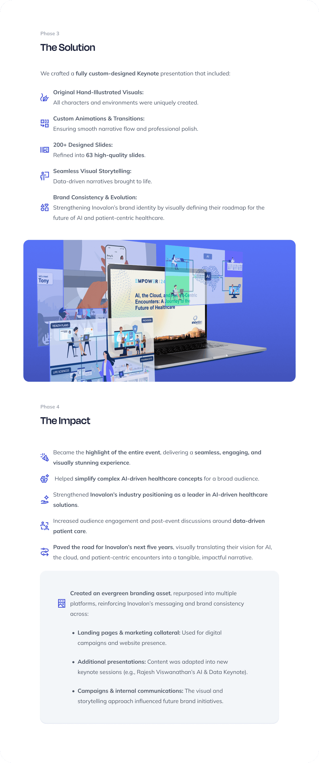 Empower keynote case study — the solution and impact